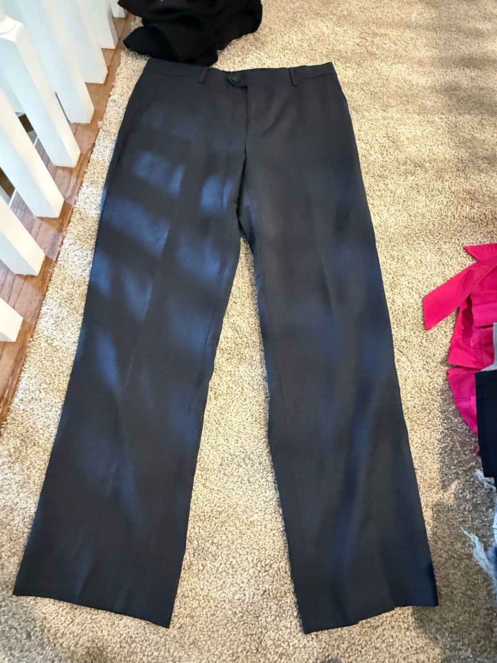 Jos. A. Bank Dark Gray Dress Pants - Straight Leg